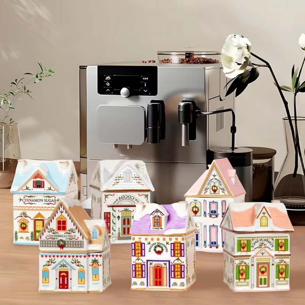 Spice Jar Labels - Gifts Cute Holiday Village Spice House