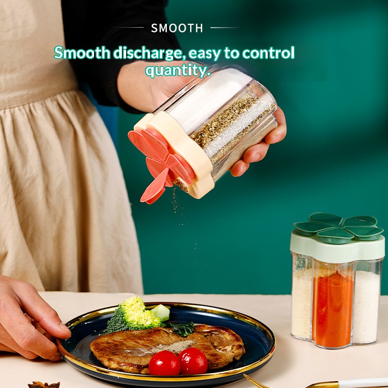 1PC 5-Compartment Flip Spice J - Spice Jar Labels 评论和价格