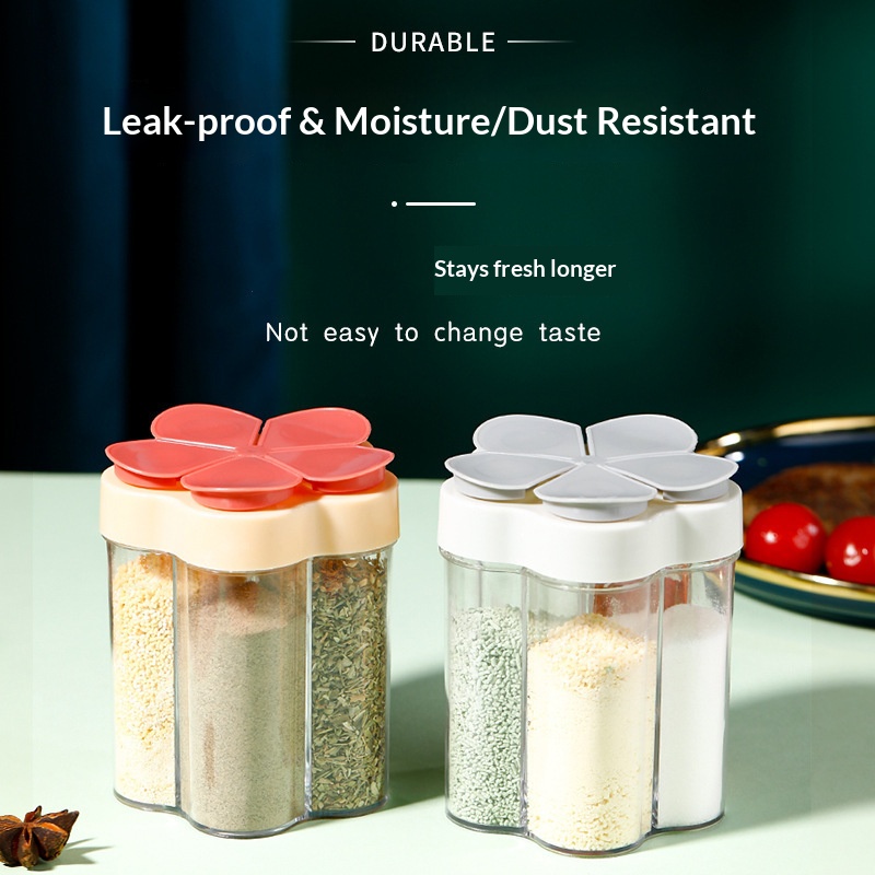 1PC 5-Compartment Flip Spice J - Spice Jar Labels 评论和价格