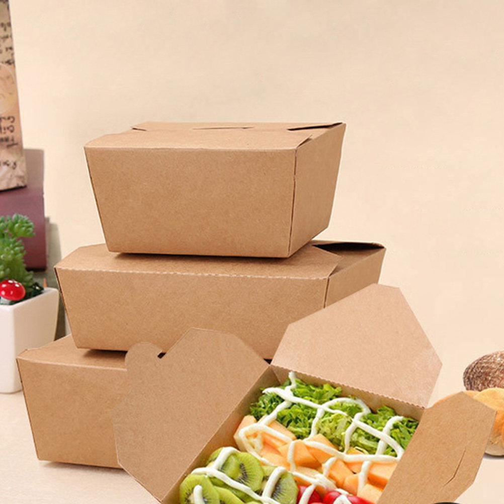 20Pcs Kraft Paper Lunch Box Di - Meal Prep Cold Lunches 评论和价格