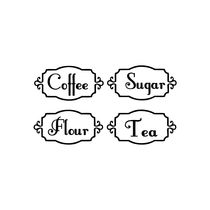 Kitchen Labels , Set of 4 kitc - Spice Jar Labels 评论和价格
