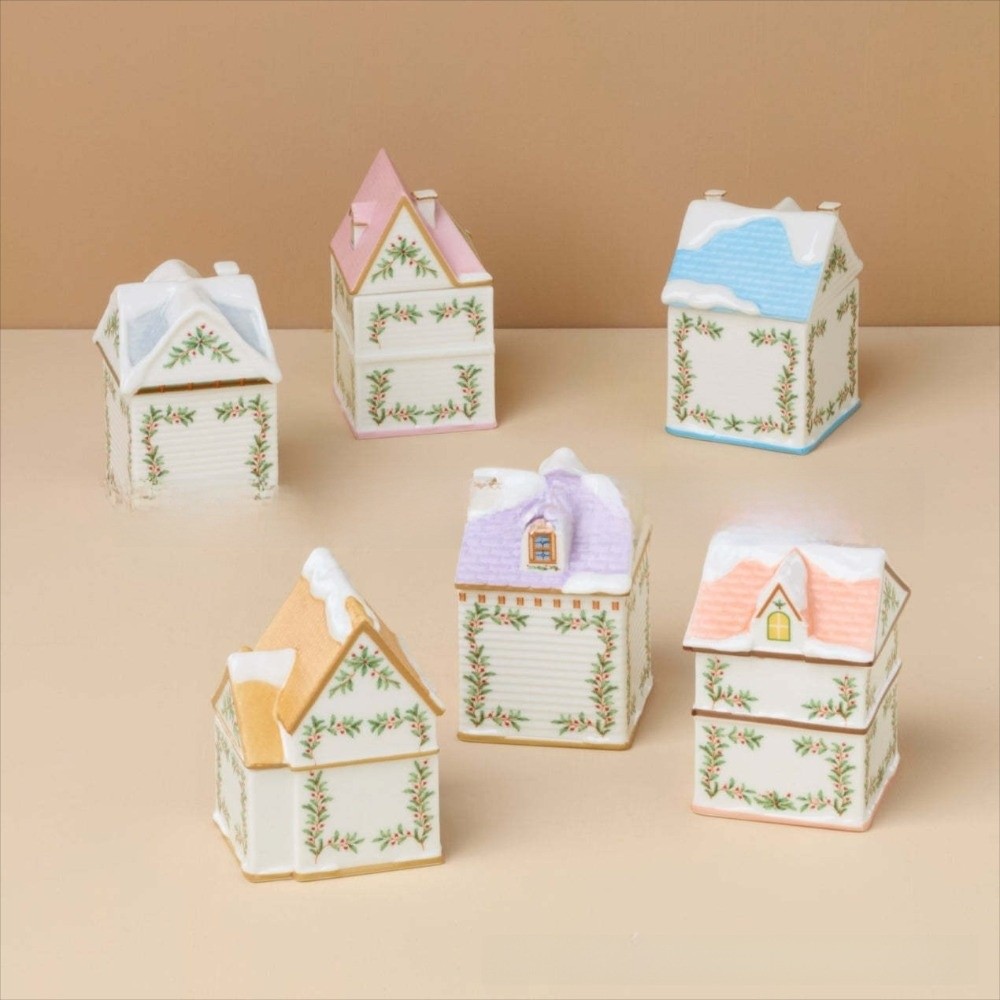 Gifts Cute Holiday Village Spi - Spice Jar Labels 评论和价格