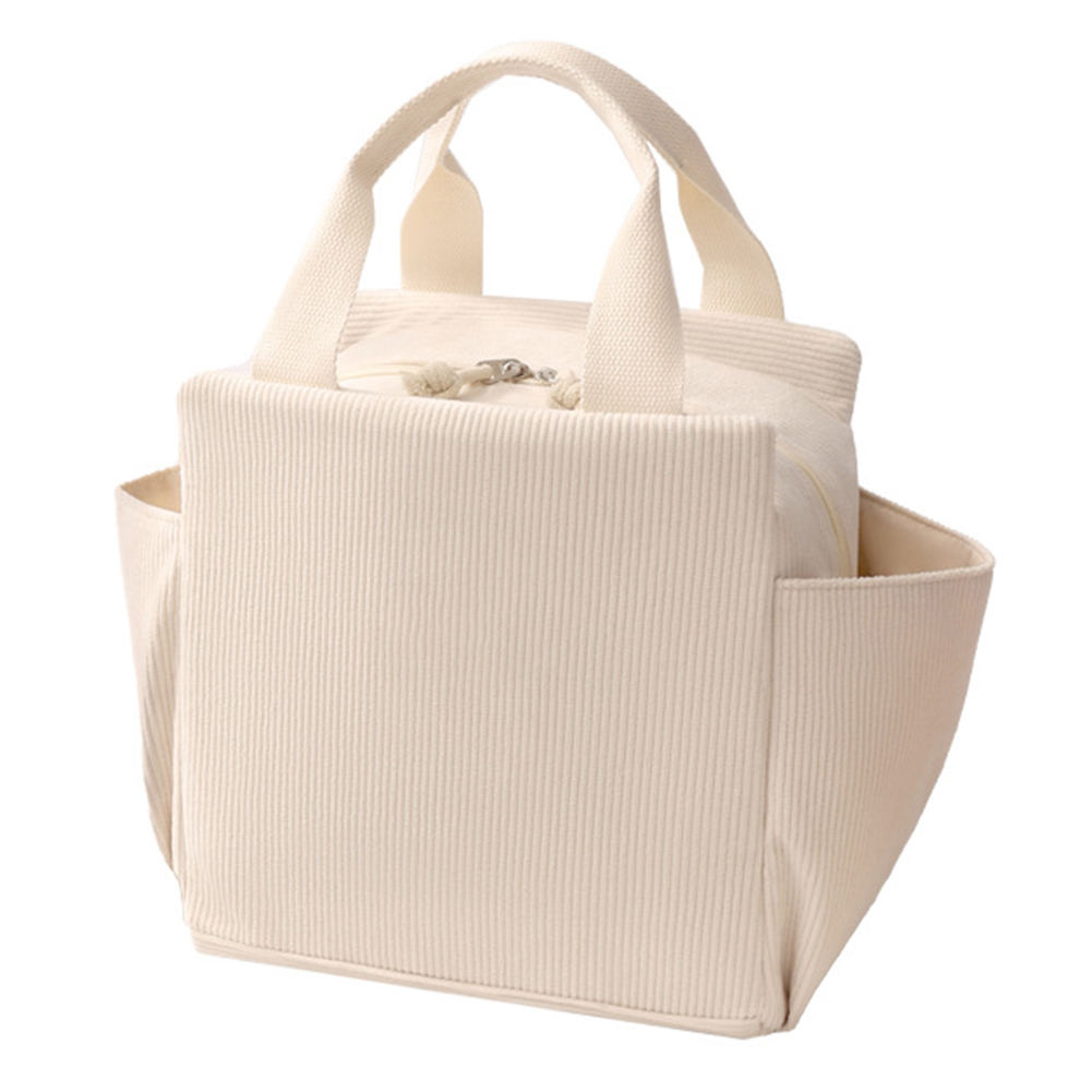 Insulated Corduroy Lunch Bag w - Meal Prep Cold Lunches 评论和价格