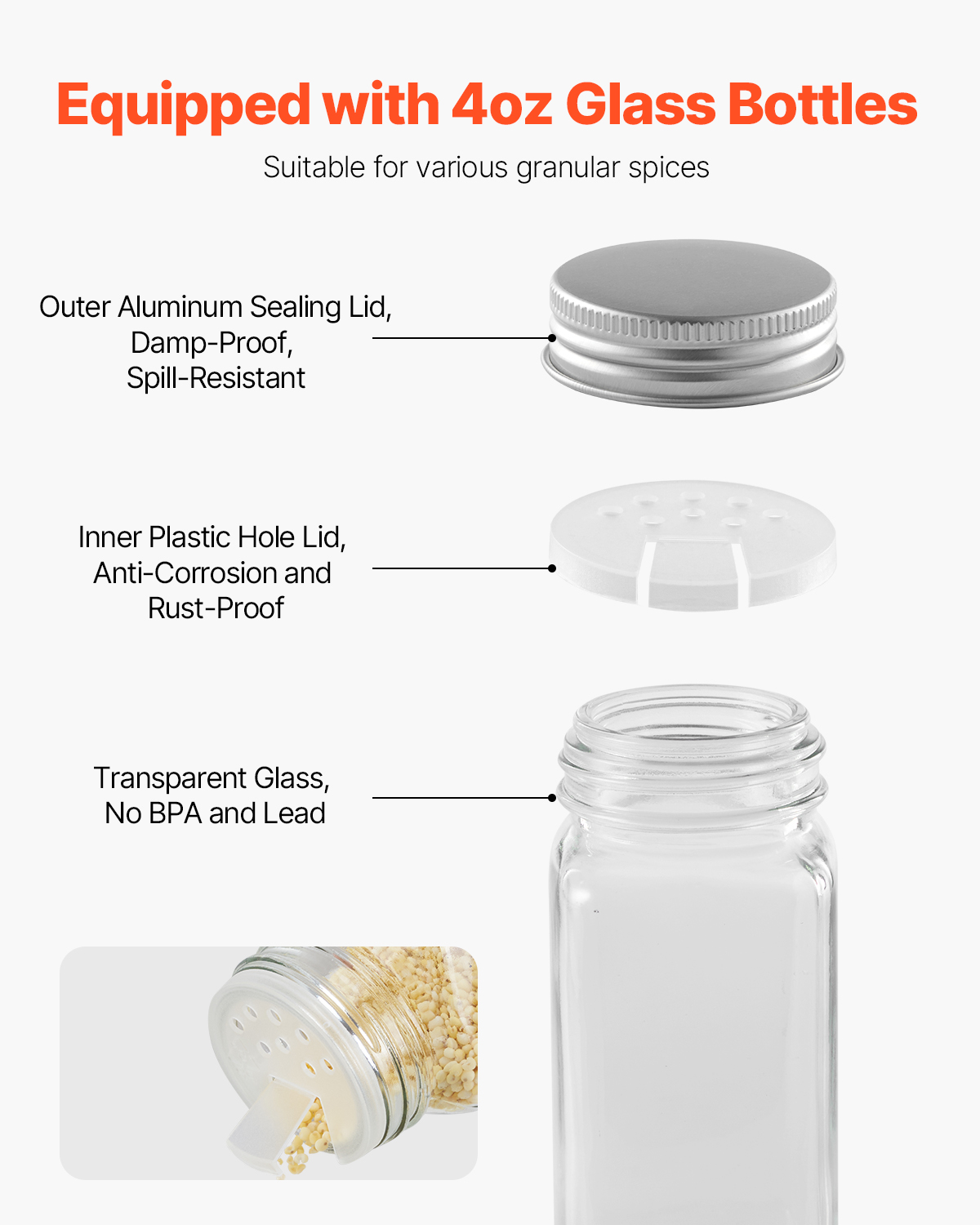 SucceBuy Spice Rack Organizer  - Spice Jar Labels 评论和价格