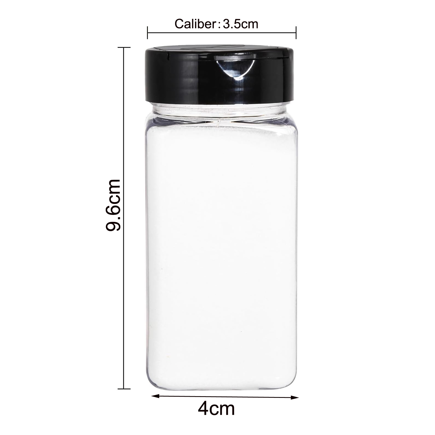 Square Large Plastic Spice Jar - Spice Jar Labels 评论和价格