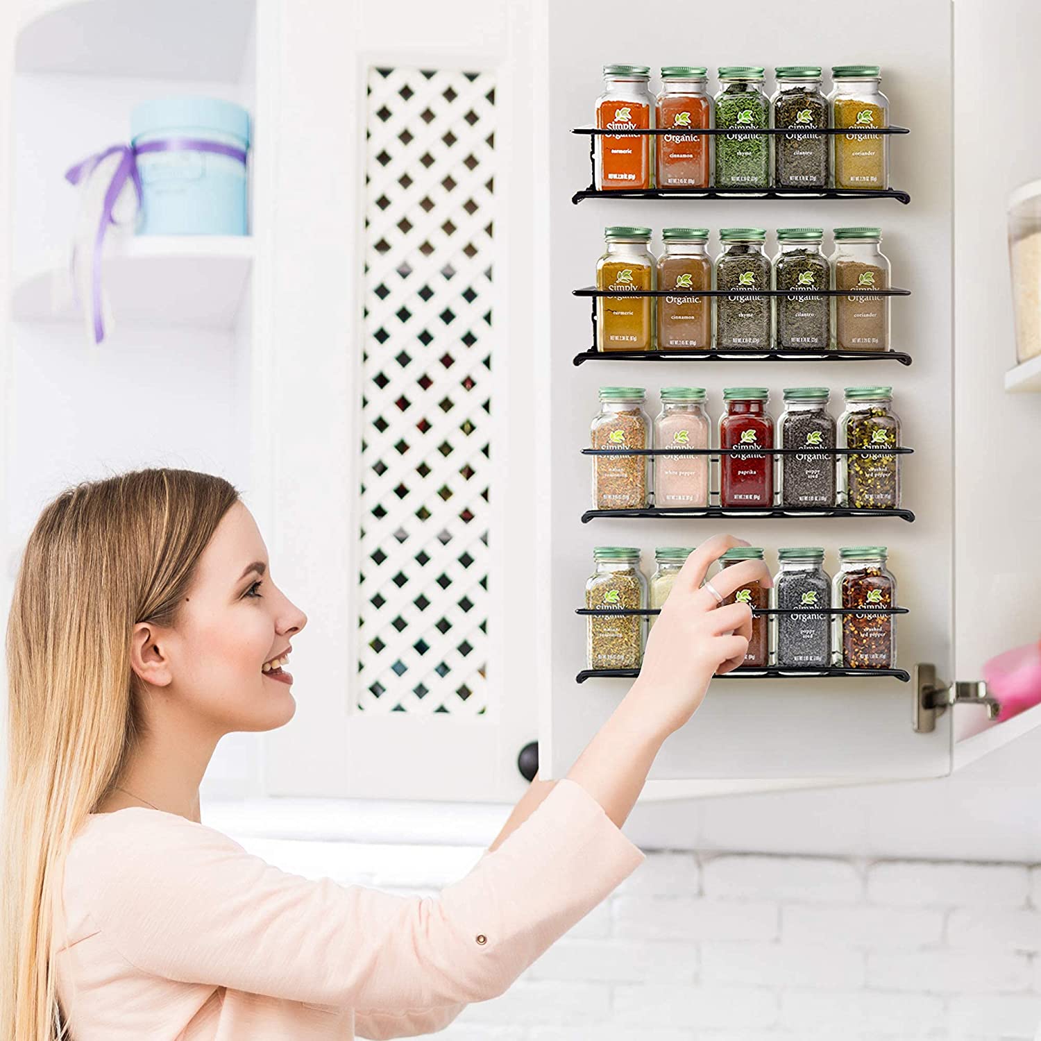 4/2PCS Spice Rack Organizer Wa - Spice Jar Labels 评论和价格