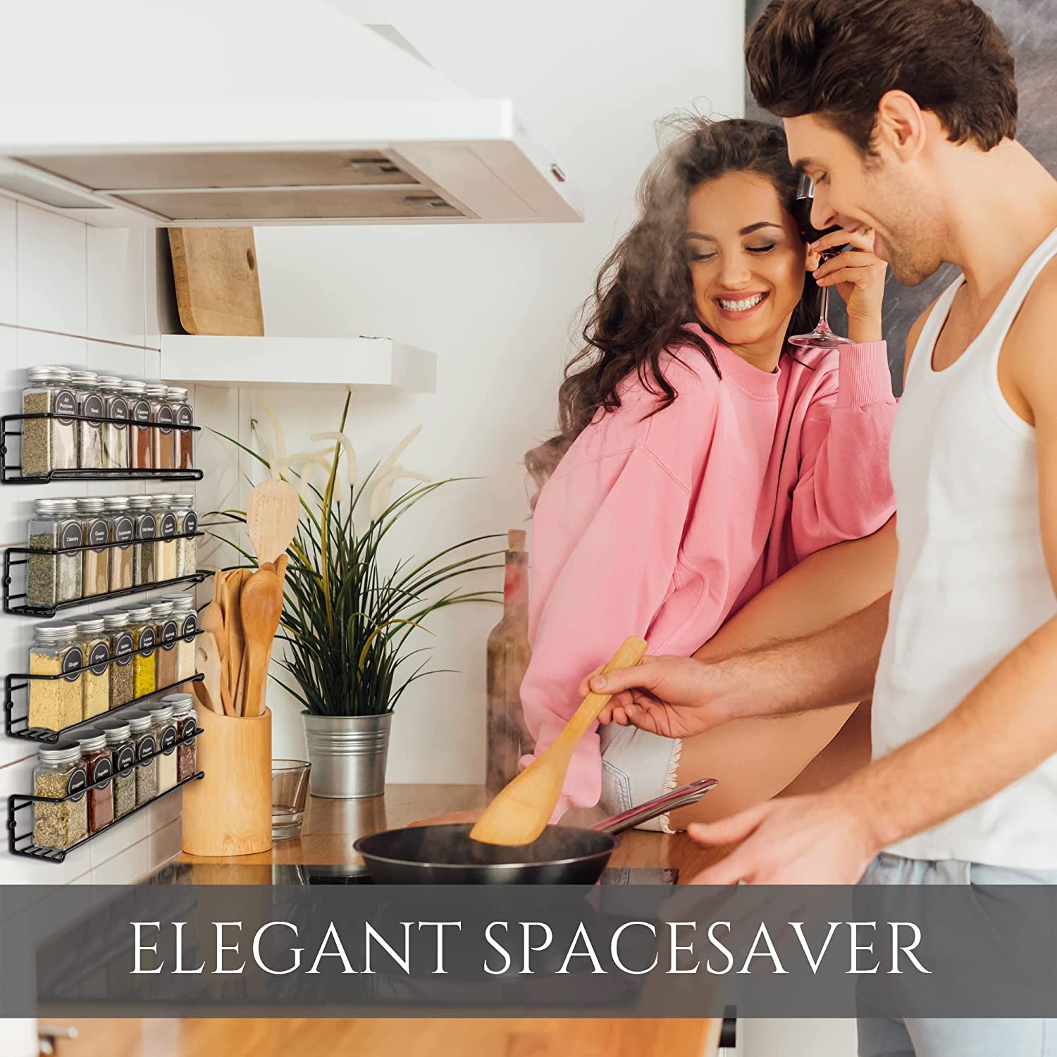 4/2PCS Spice Rack Organizer Wa - Spice Jar Labels 评论和价格